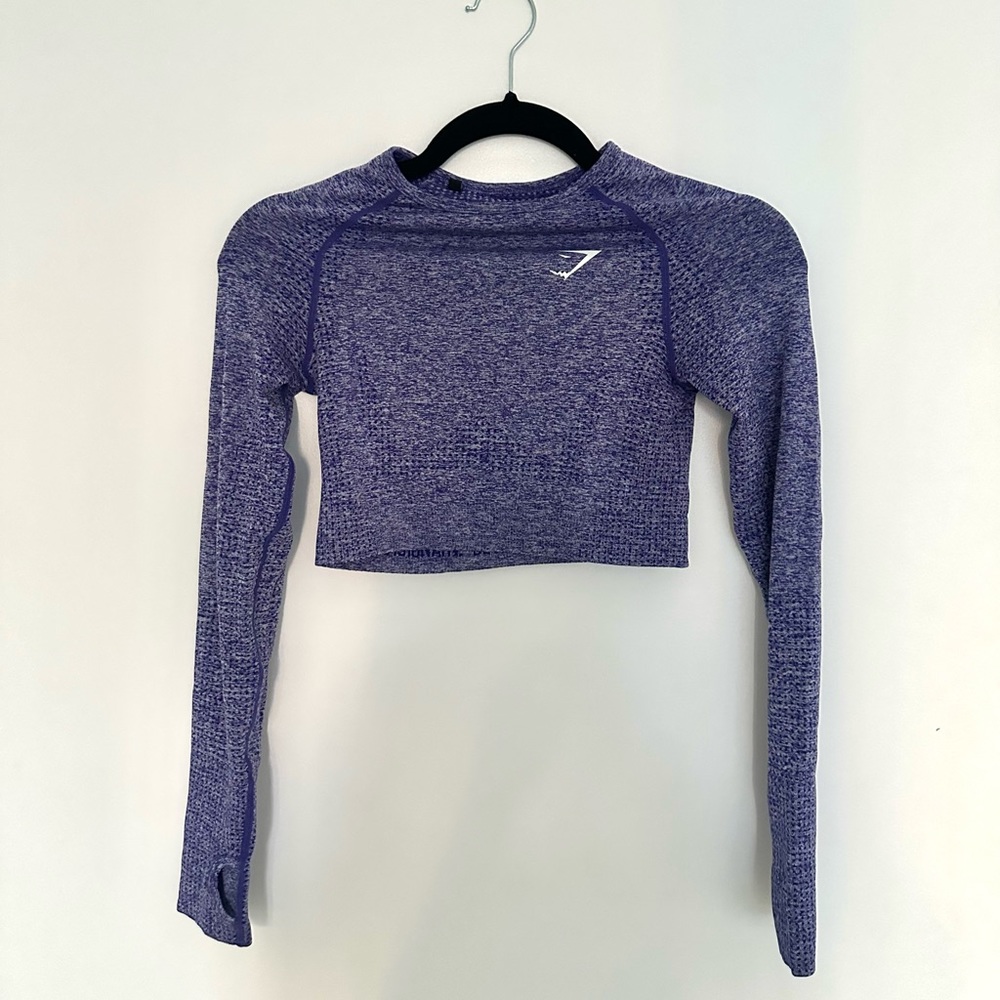Gymshark Vital Seamless Long Sleeve Crop Top